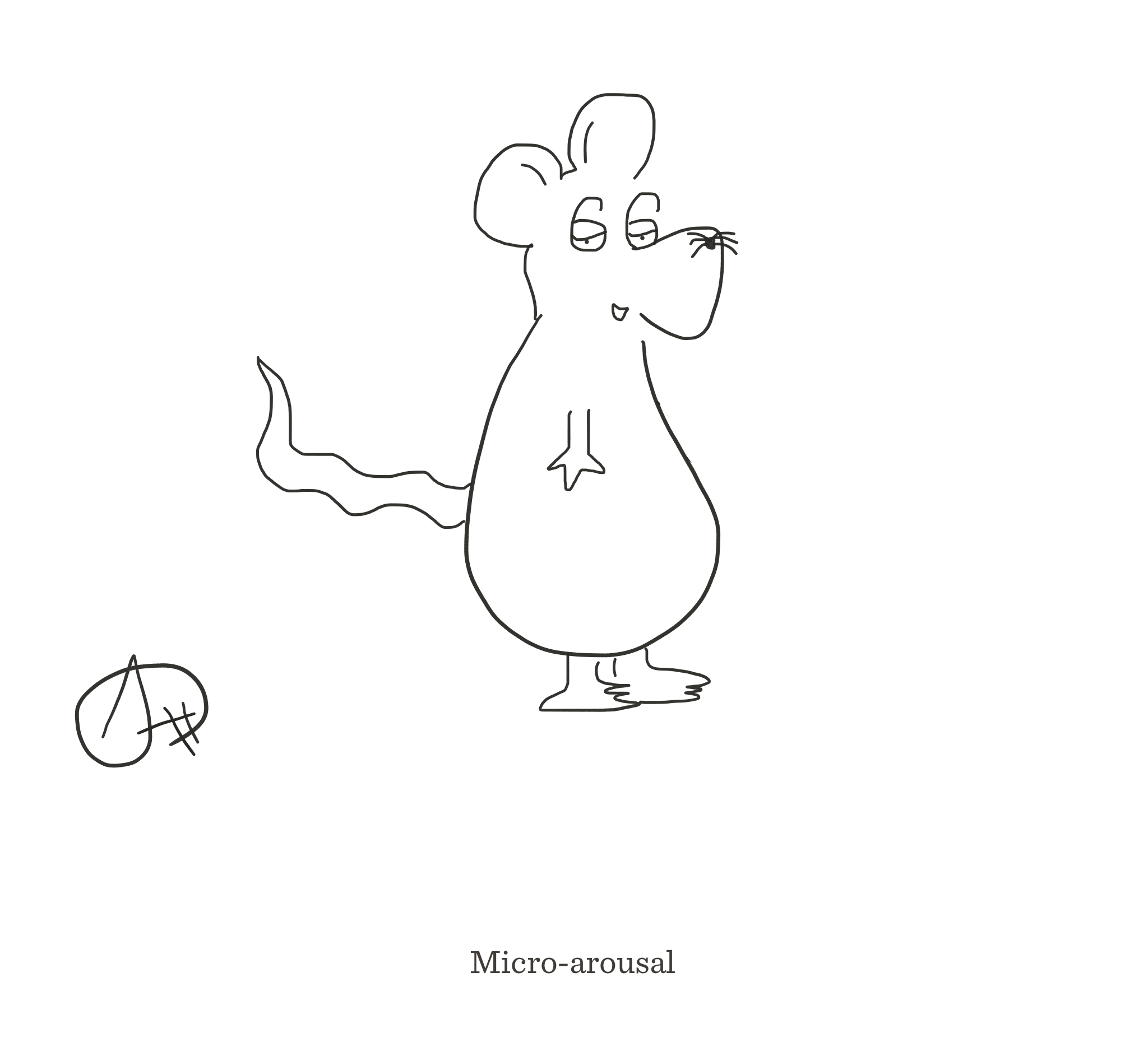 Micro-arousal, The Happy Rat cartoon